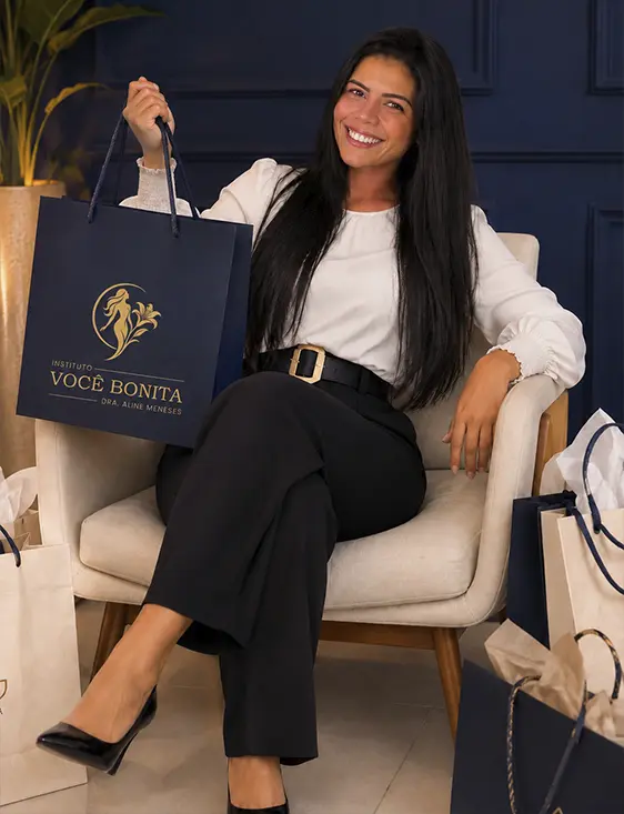 Dra. Aline Meneses, fundadora do Instituto Você Bonita